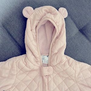 Quilted Baby Girl Jumper